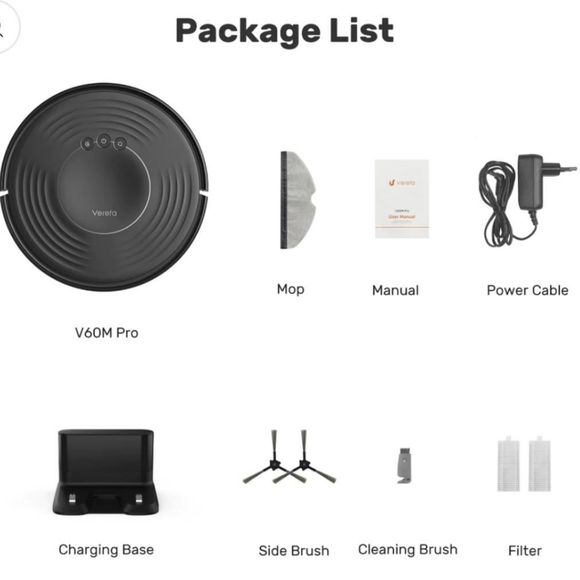 Verefa vacuum/mop robot - Picture 9 of 11